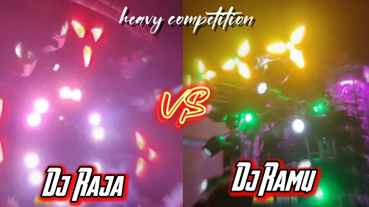 DJ RAJA (RB PRO) VS DJ RAMU(POWERFUL DULDUL)HEAVY COMPETITION 💥🔥  #djganjamexclusive #djraja #djramu