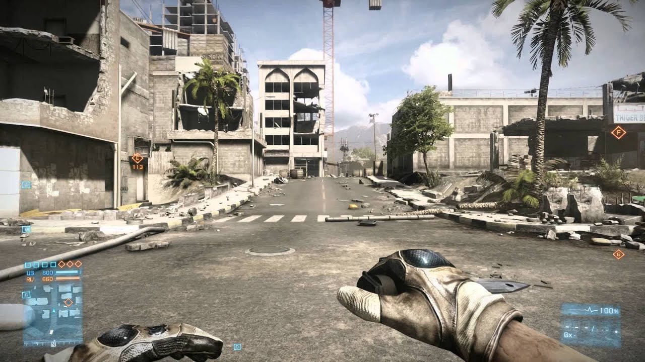 Battlefield 3: Destructible Environments (Before & After)