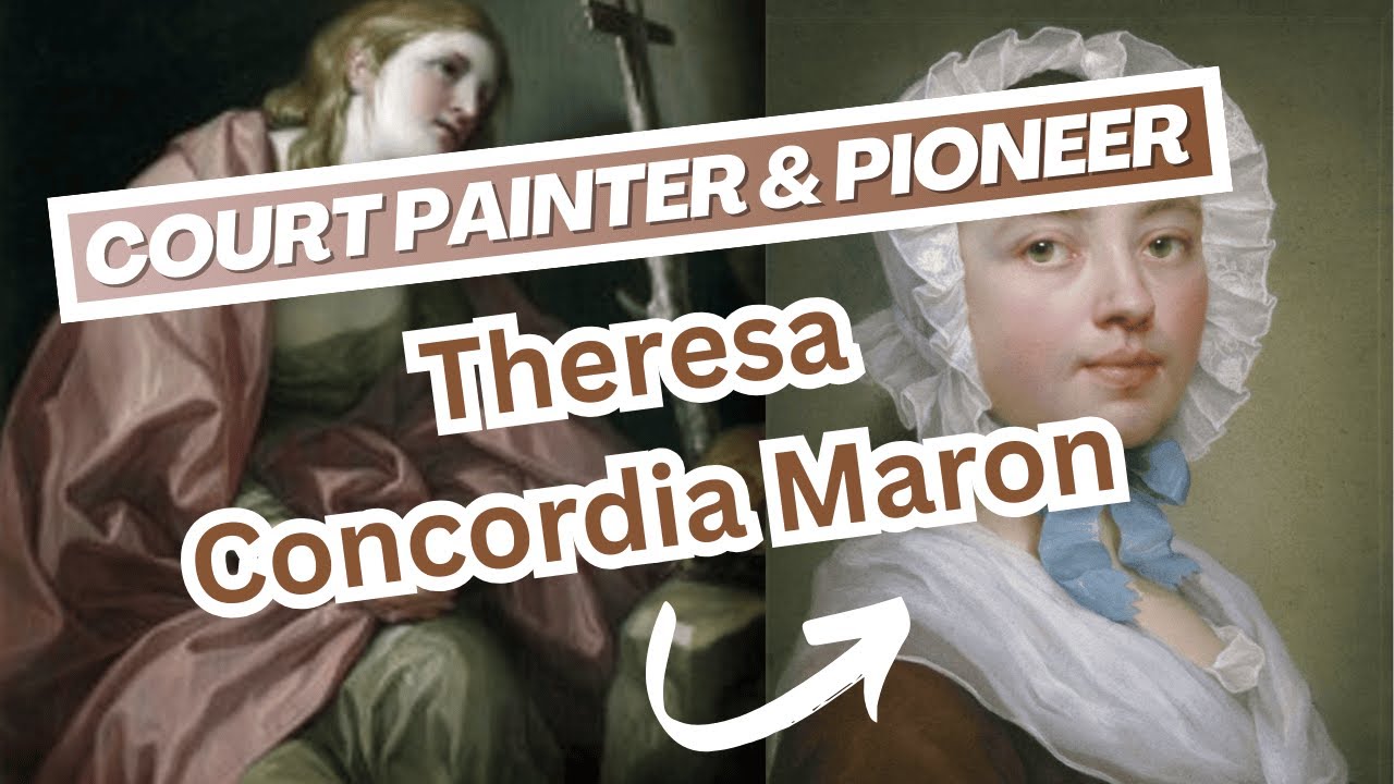 THERESE MENGS-MARON: Court painter & pioneer: From the Saxon court to Rome🏛️ 🎨