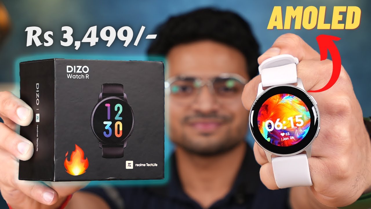 Dizo Watch R Unboxing & Review 🔥 | For Rs 3,499/- 🤩 | AMOLED Display | Best Budget SmartWatch 🤯