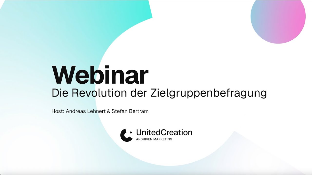 Webinar: Die Revolution der Zielgruppenbefragung
