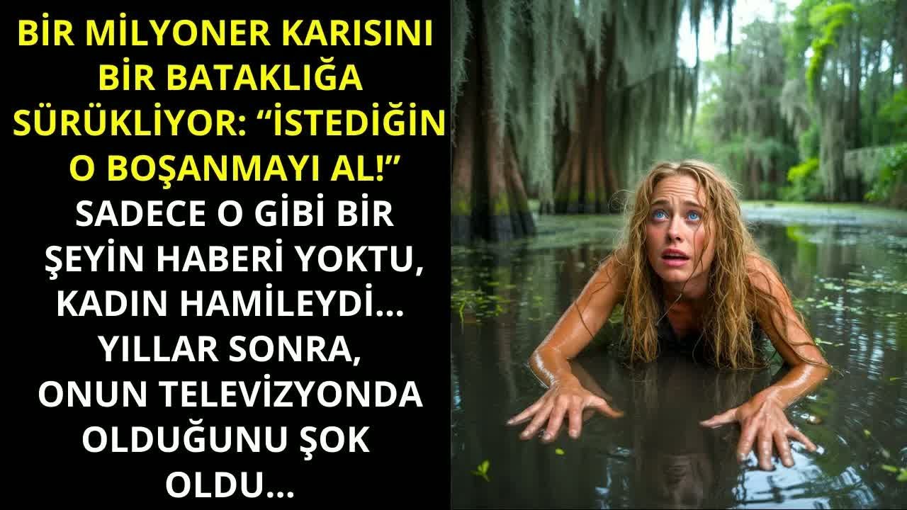 Milyoner karısını bataklığa terk etti： ＂Al boşanmanı!＂ Ama onun hamile olduğunu bilmiyordu......