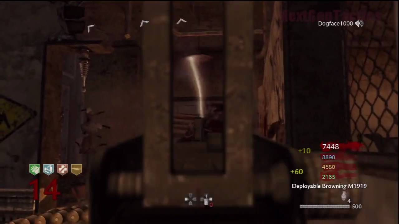 Call of Duty: World at War Nazi Zombies Zombie Verruckt 4-Player Strategy (Rounds 13-14)