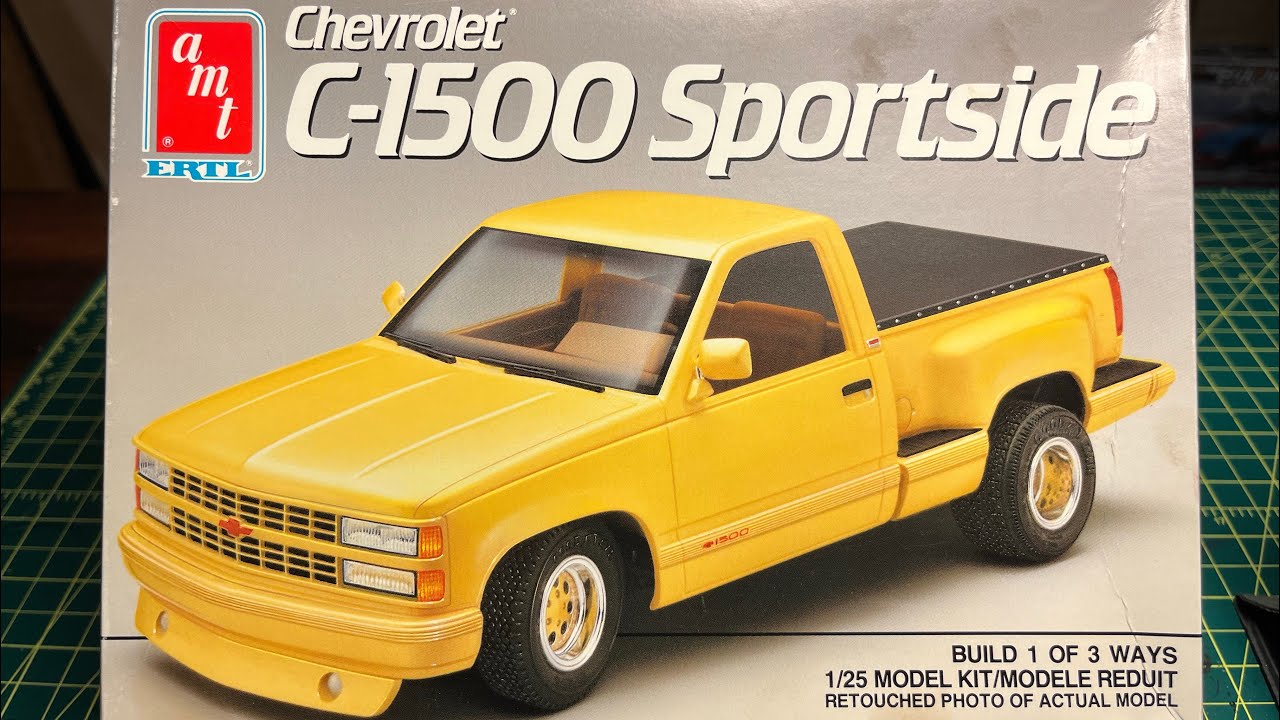 Digging thru Louie’s vault #8 Full build of the vintage 1990 Chevrolet 1500 Sportside by AMT