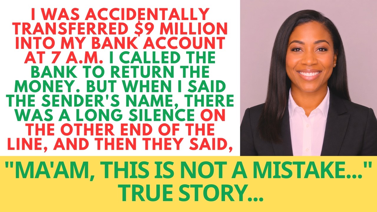 I Received $9 Million at 7 A.M. &mdash; I Contacted the Bank to Trace Where the Money Came From