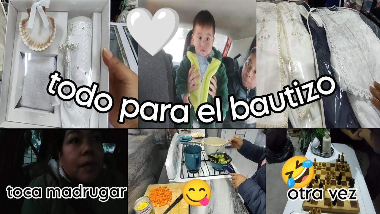 Lo necesario para el bautizo 🤍/ preferí ponerme a jugar ♟️ con coquin 🥰