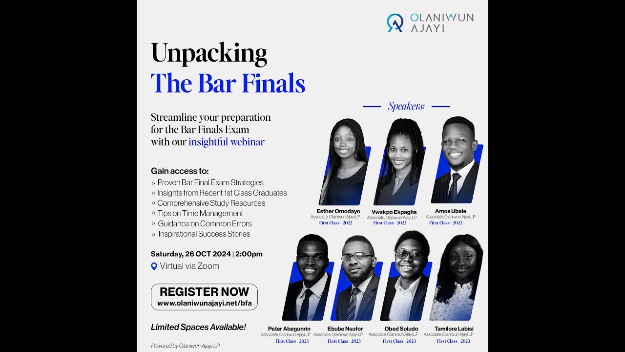 Top Tips for Passing the Nigerian Bar Finals