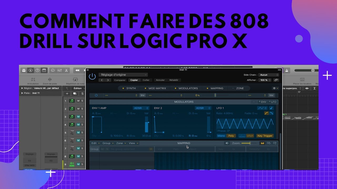 Comment faire des 808 DRILL sur Logic Pro X