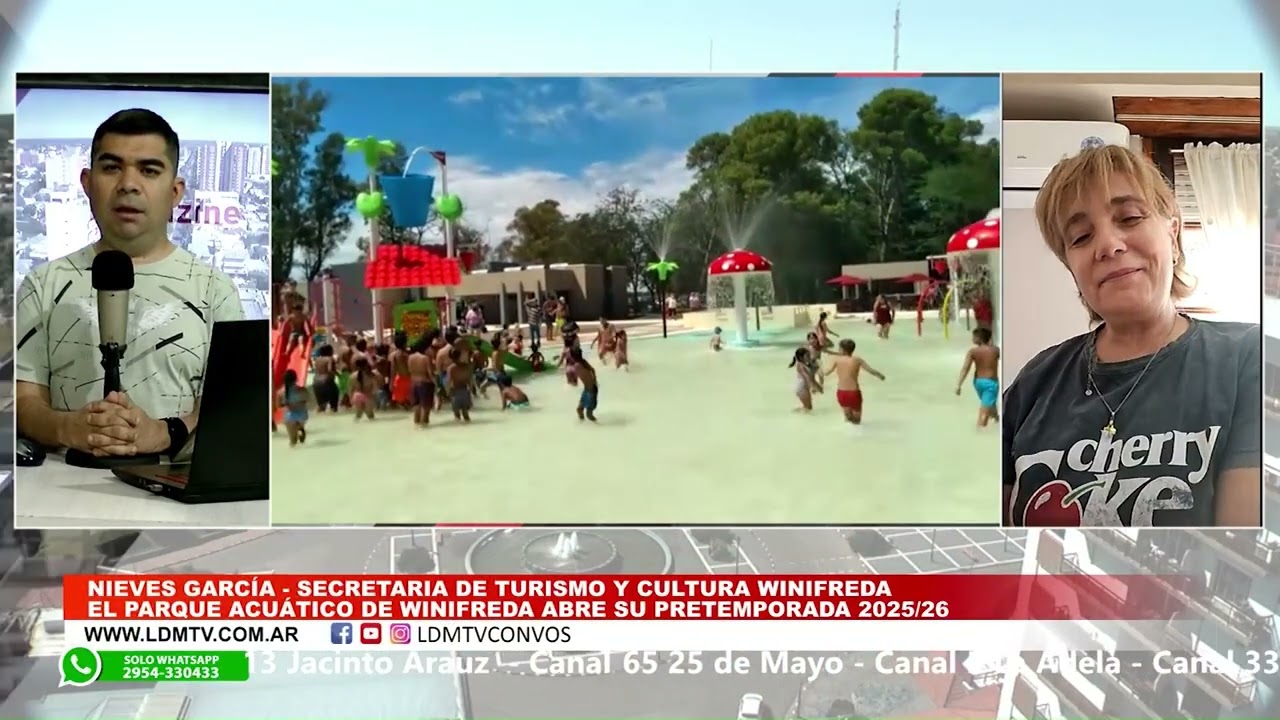 NIEVES GARCÍA I SERCRETARÍA DE TURISMO Y CULTURA DE WINIFREDA I PAQUE ACUATICO PRETEMPORADA202526