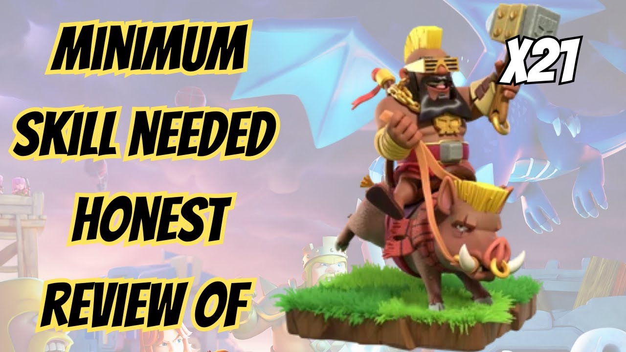 I Tried 21 Super Hogs with ZERO Skill... Here's the Honest Result 🐷💥 | Clash of Clans TH17