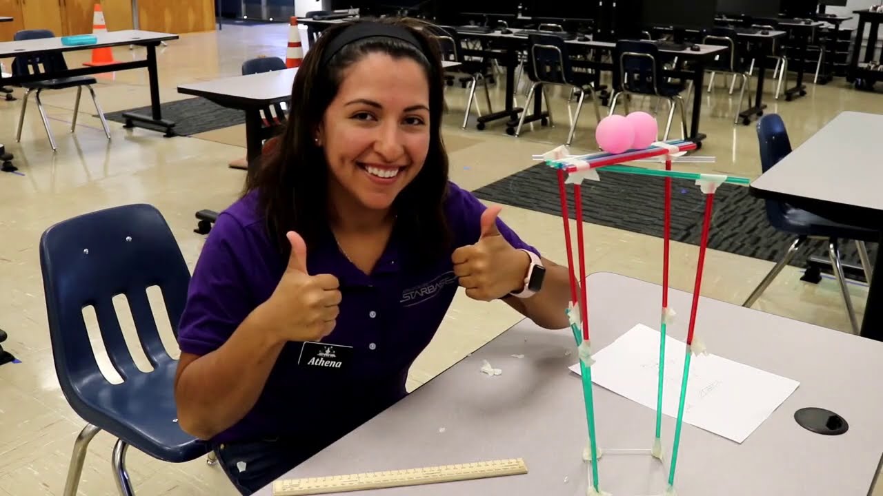 Straw Tower Challenge