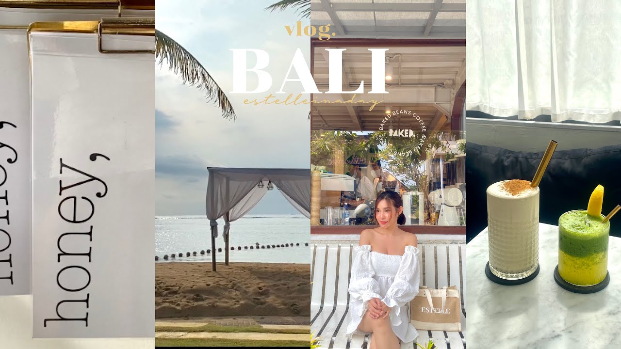 BALI vlog 🏖 beach, aesthetic spa, dinner at koral aquarium 🐠 cafes, best scramble egg!🥛🥐 [ENG]