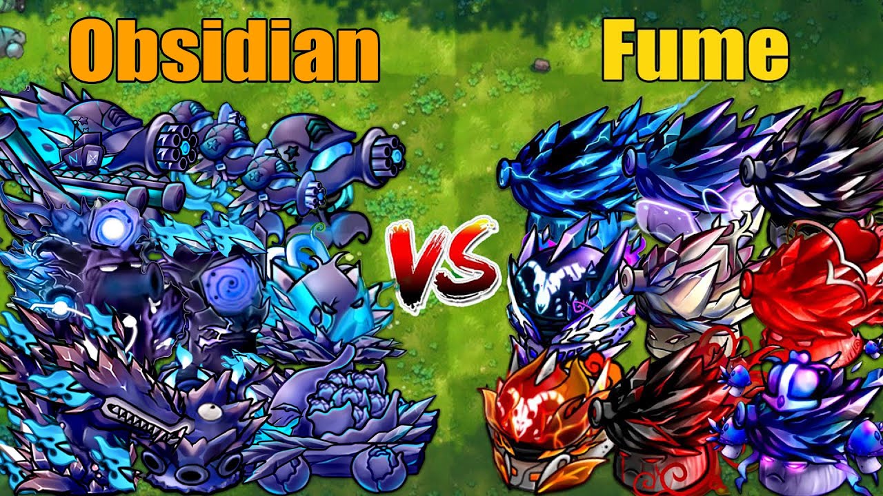 PVZ 1 Fusion 3.3 Challenge!! Team Obsidian VS Team Fume VS 300 Zombie Random - Who Will Win?