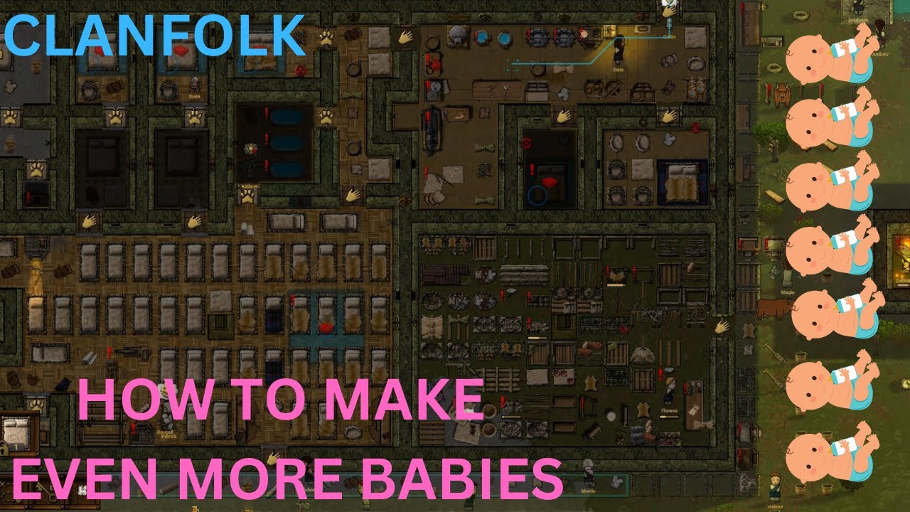 How To Make Even More Babies In Clanfolk (PC Game)