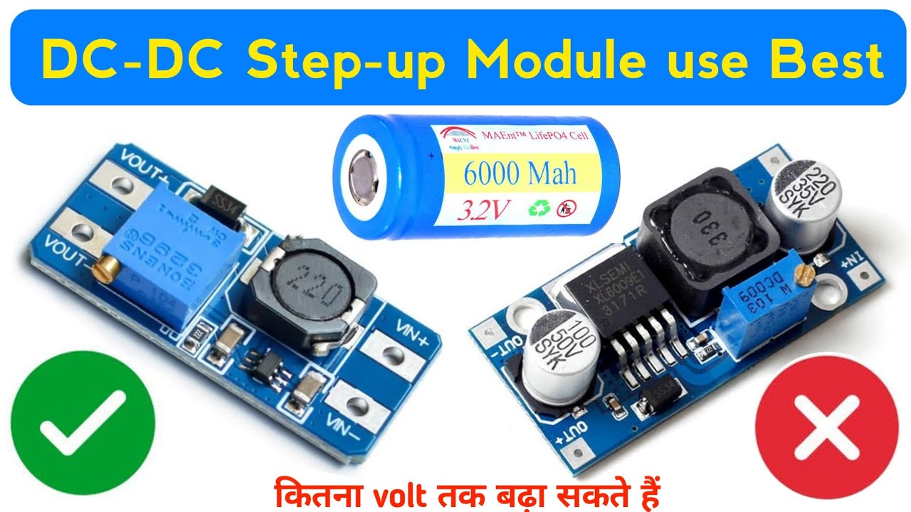 DC to dc Booster module || LX6009 dc-dc step up module || 2 to 3 Ampere ||  Electronics verma