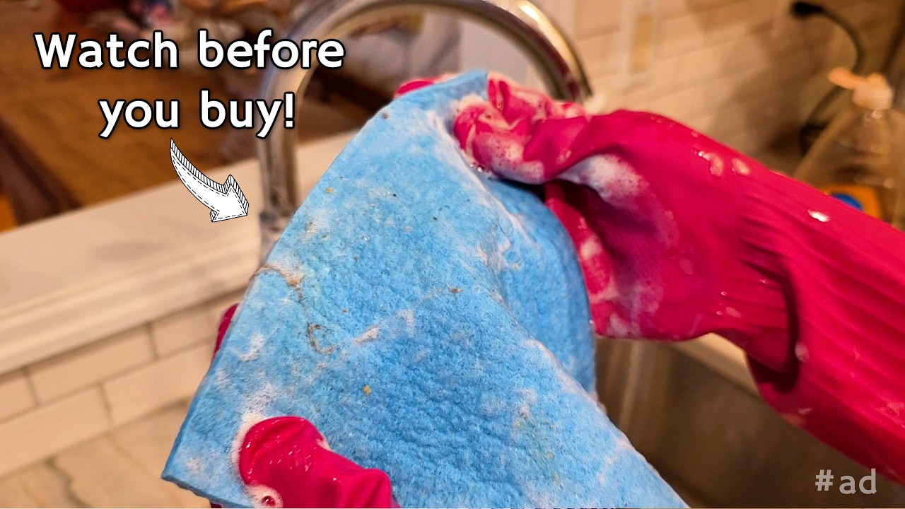 Active Swedish Dish Cloths, Kitchen Cellulose Sponge Cloth, Demo & Review