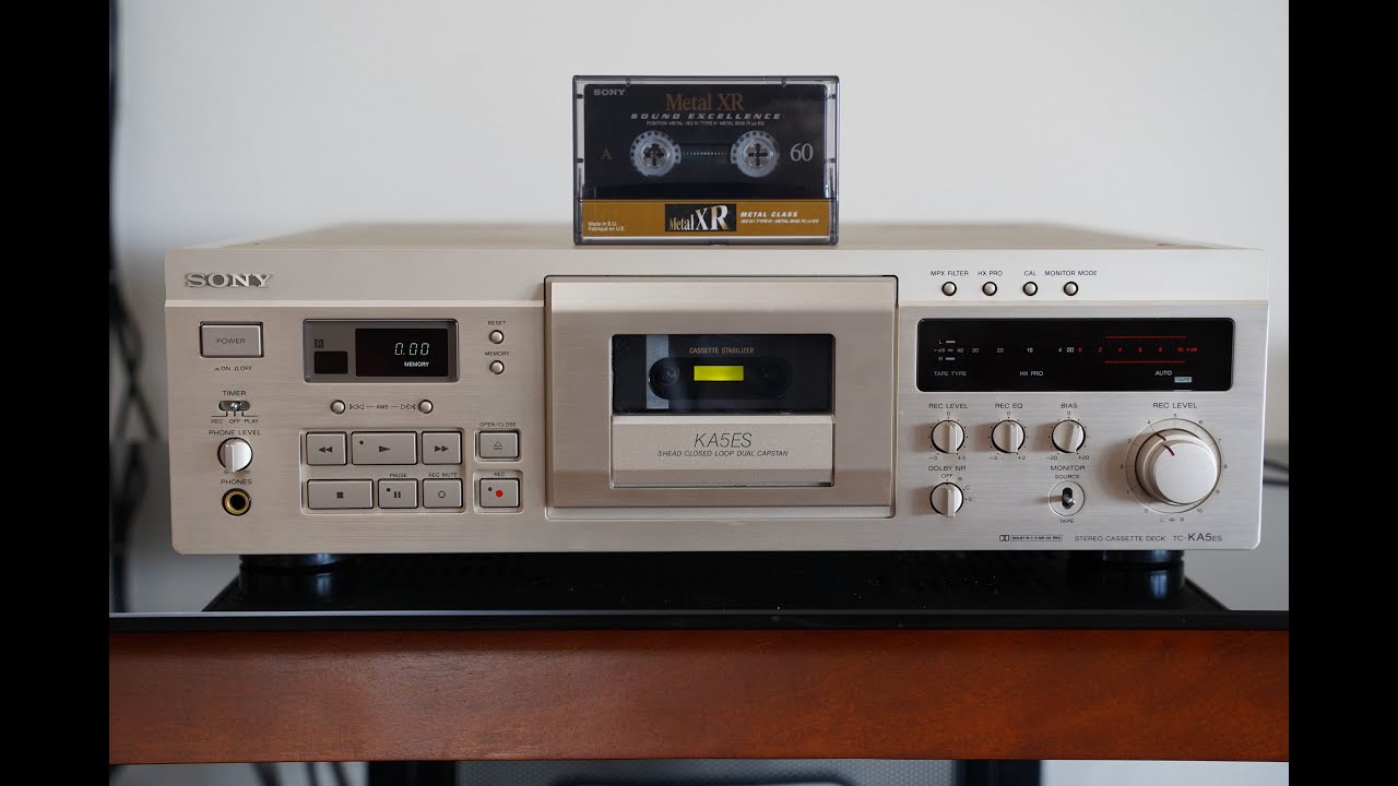 Sony TC-KA5ES Calibration, Record, Play: High-End Tape Deck Sound Demonstration