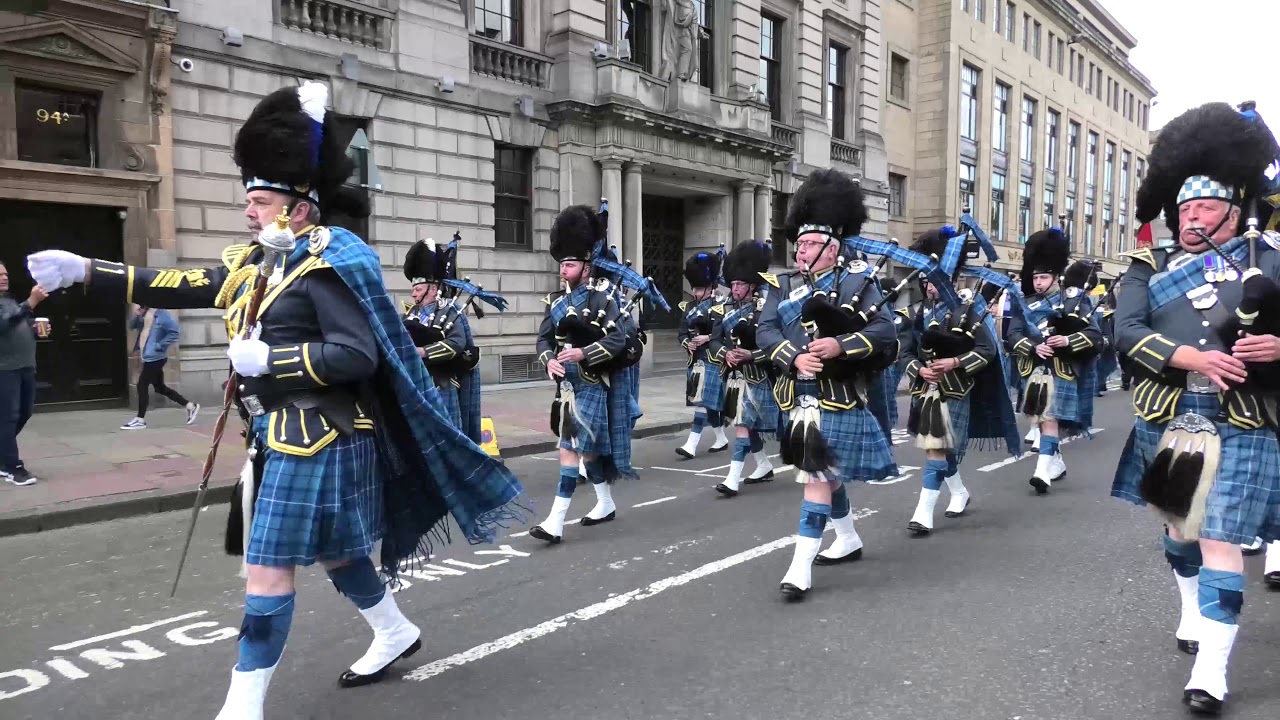 The Central Scotland RAF Pipe Band - Edinburgh Armed Forces Day 2019 [4K/UHD]