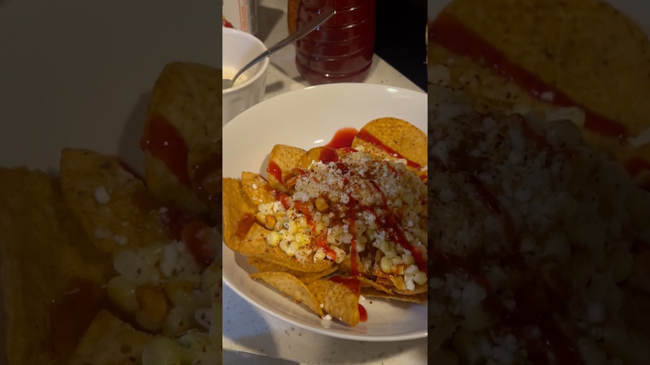 A quick snack 🔥 #tostitos #mexicanfood #mexicanrecipes #food #elote