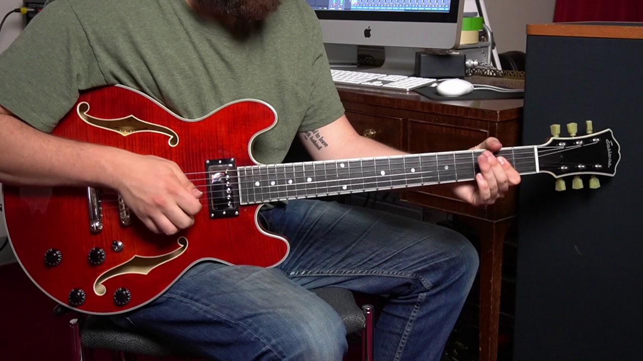 Eastman T484 Archtop Electric Guitar Demo