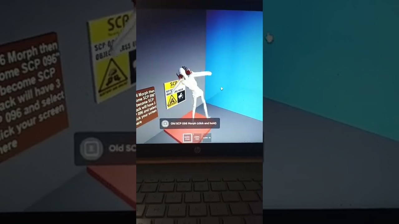 I became scp 096...(roblox)
