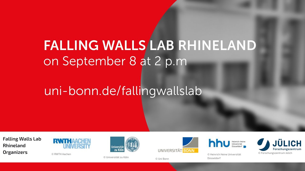 Falling Walls Lab Rhineland is coming to Bonn