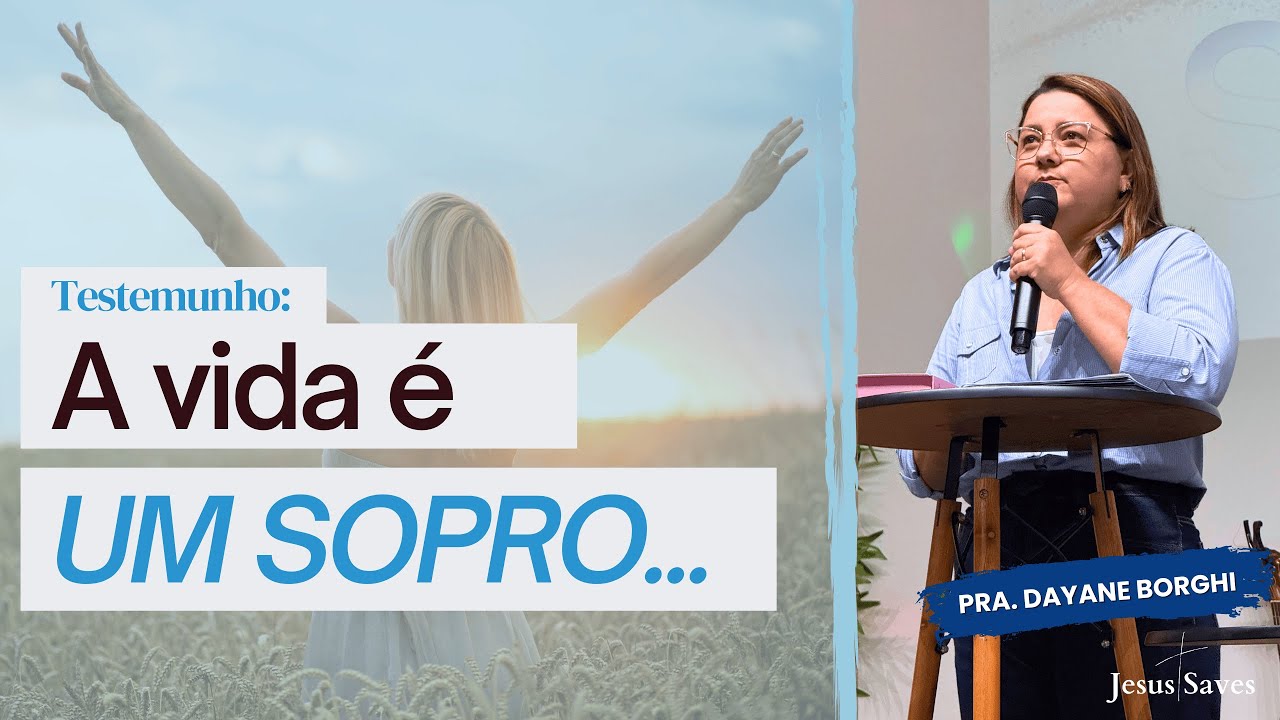A VIDA É UM SOPRO- Live culto de Domingo Igreja Jesus Saves