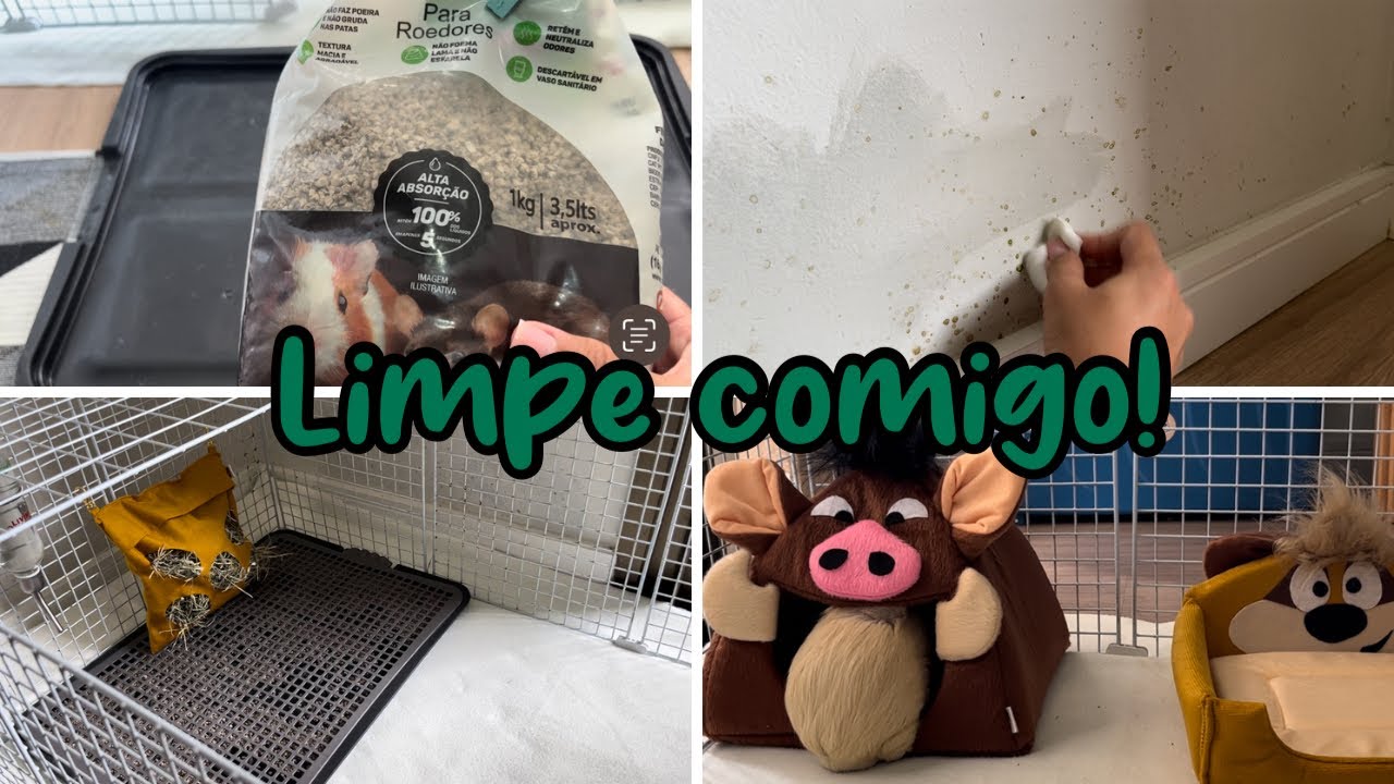 Limpeza do cercado | Troca de forração