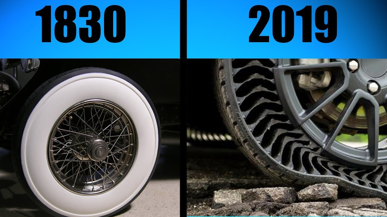 Evolution Of Tires 1830-2019