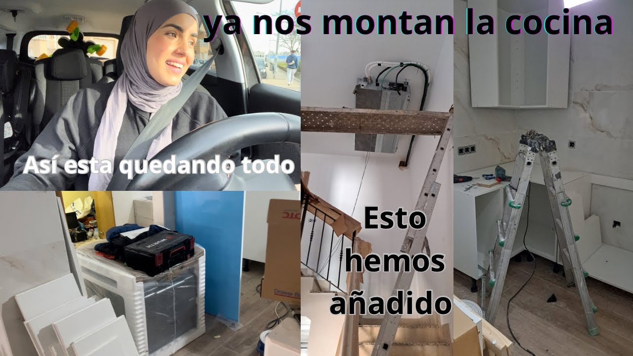 Ya nos ponen la cocina/ mi marido me da una sorpresa😍 me llegan los electrodomésticos