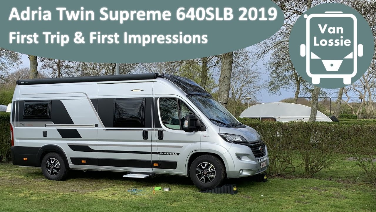 Adria Twin Supreme 640SLB 2019: First trip & first impressions.