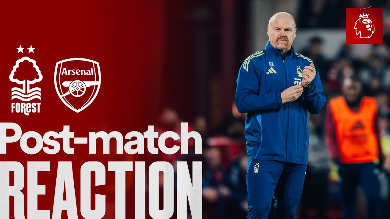 Sean Dyche Reaction 🗣️ | Nottingham Forest 0-0 Arsenal | Premier League