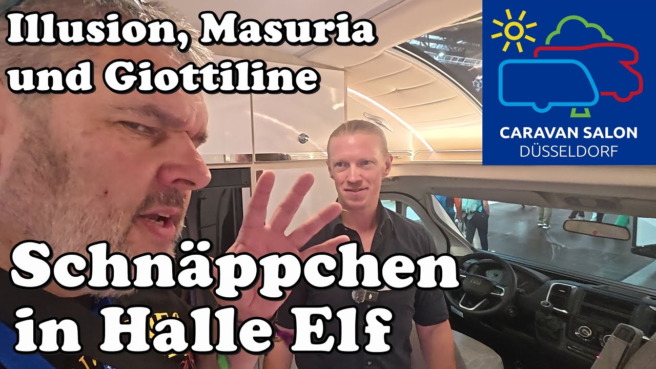 2025 Caravan Salon Halle 11 Illusion, Masuria und Giottiline 🔥 günstige Teilintegrierte?!