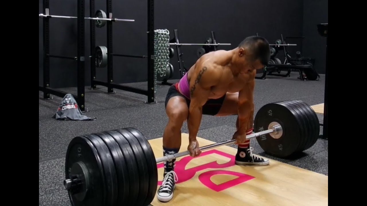 Попытка становой тяги 525 фунтов при весе 161,3 фунта