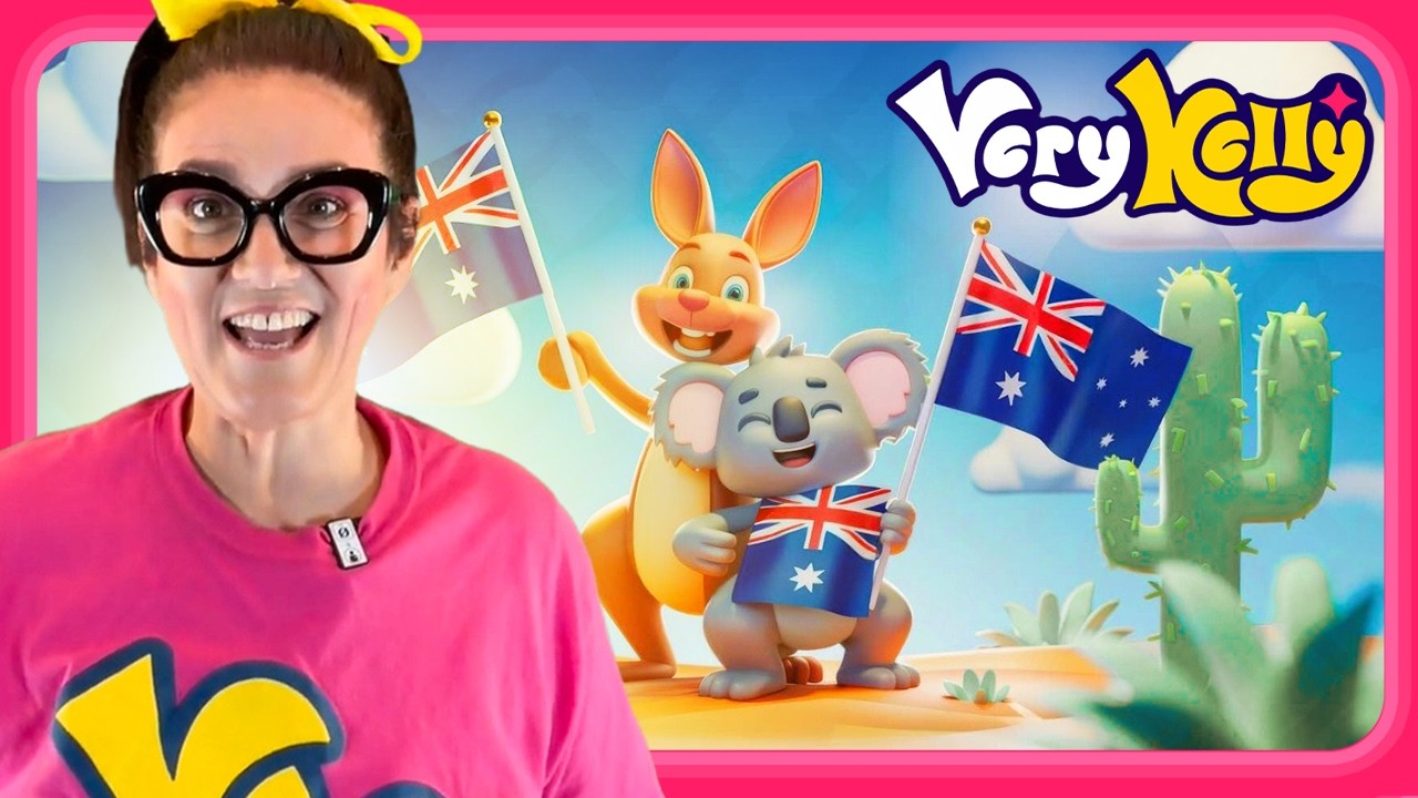🦘 Australian Wildlife Fun Facts For Kids 🇦🇺 Sing & Learn about Kangaroos, Koalas and More!