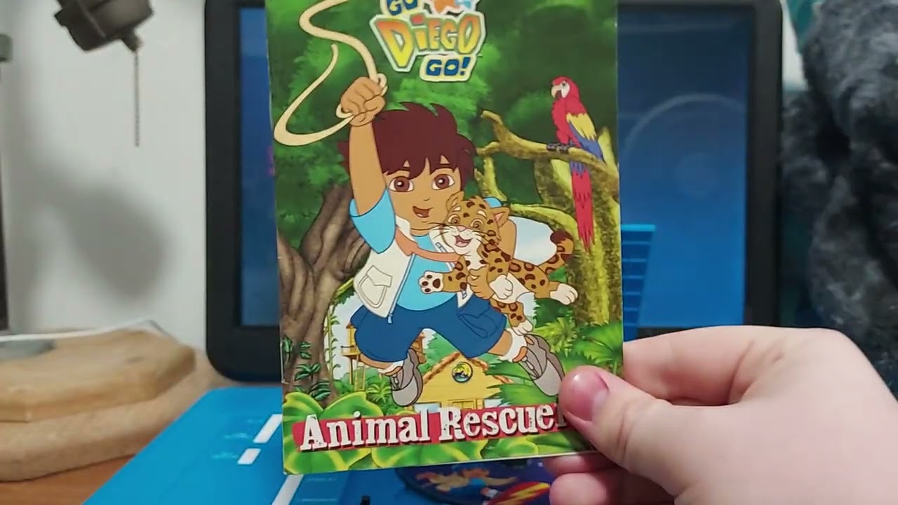 Меню пошагового руководства по игре Go, Diego, Go: The Iguana Sing Along DVD 2007 года 🌵🦎🦦🦙🐍🎶🎵