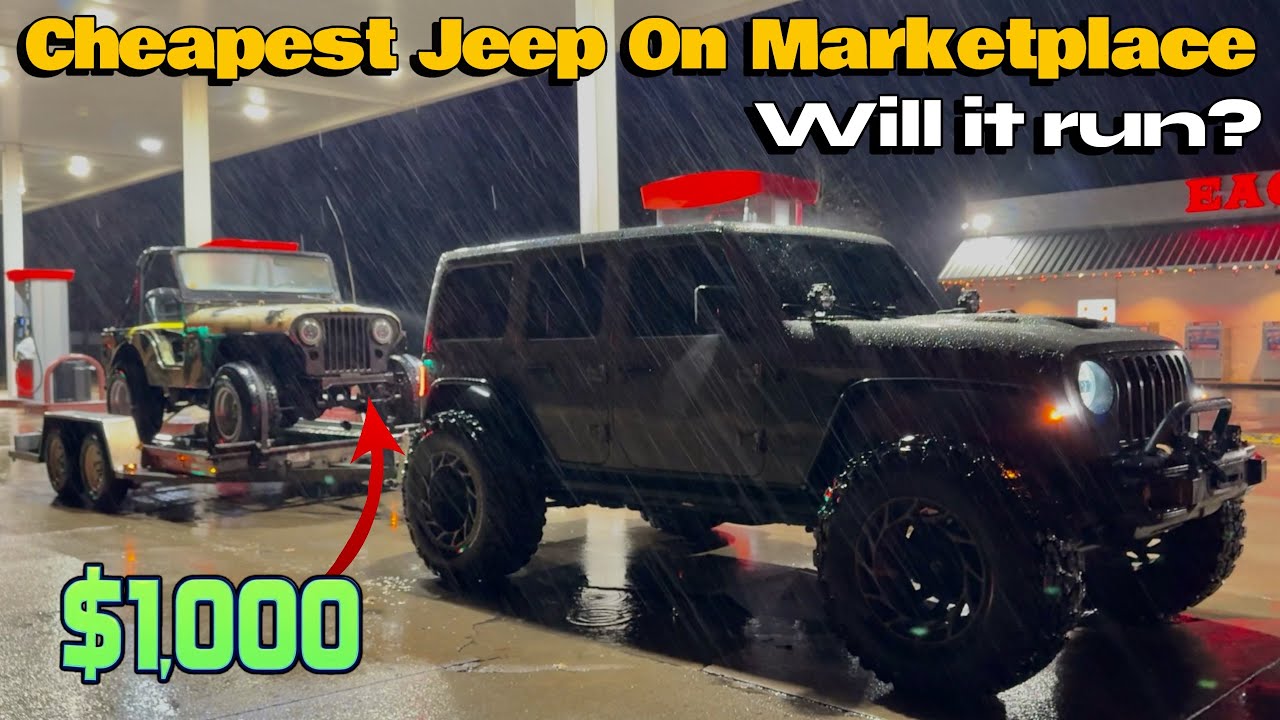 I Bought The Cheapest Jeep On Facebook Marketplace - Will it Run?