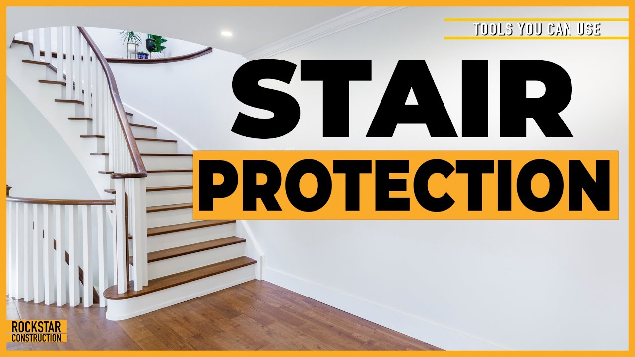 Tools You Can Use: Stair Protectors - EASY Way to Protect Wood Stairs During Remodel