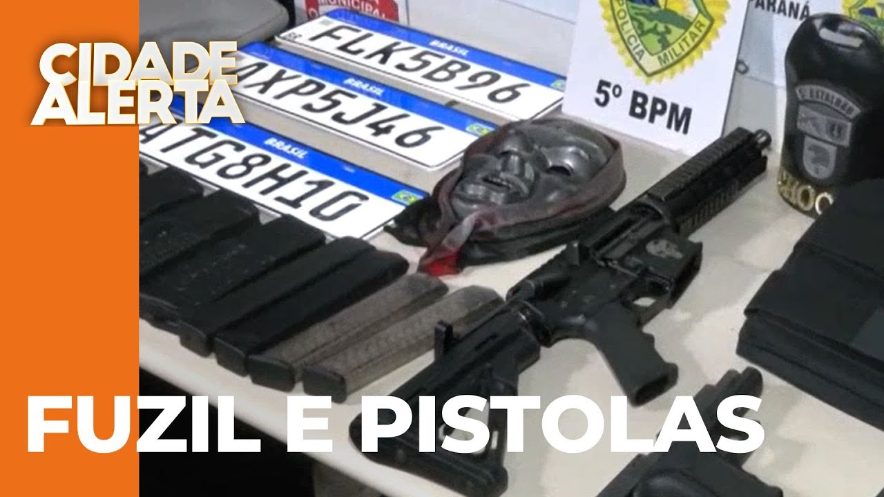 Acusados de execução brutal em Maringá são presos com armamento pesado em Londrina