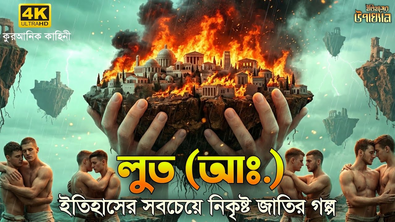 লূত নবীর জাতির ভয়ংকর পরিণতি | প্রকাশ্য পাপ থেকে শহর উল্টে যাওয়া | কুরআনের বাস্তব ঘটনা