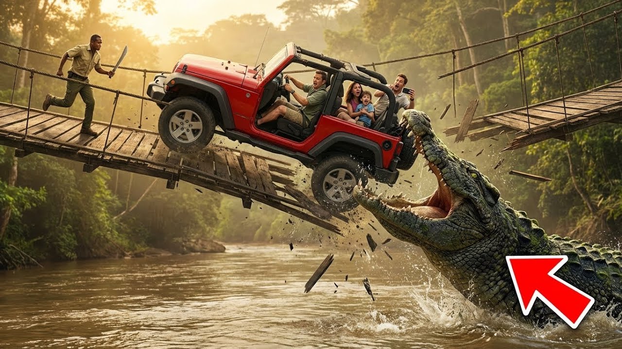 Brave Rescue Team Saves Innocent Tourists From GIANT Crocodile 🐊