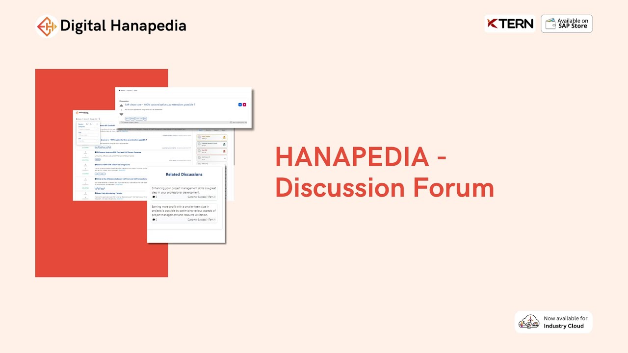 HANAPEDIA - Discussion Forum