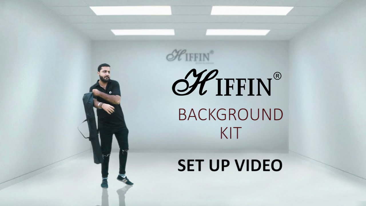 HIFFIN BACKDROP STAND KIT || SET UP VIDEO