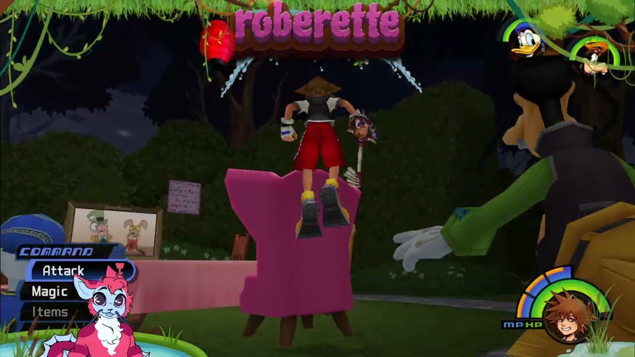 roberette Stream 92: Blue Homer Simpson (Kingdom Hearts)
