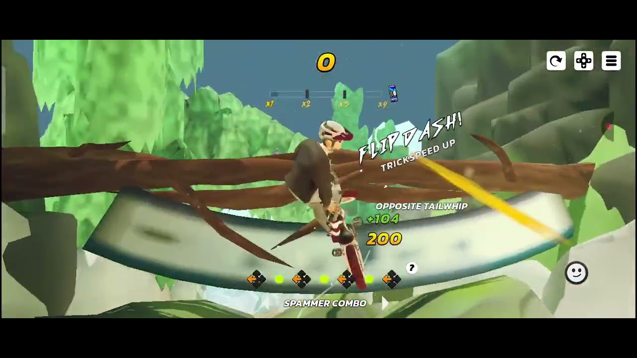 Playing TouchGrind: Bmx 3