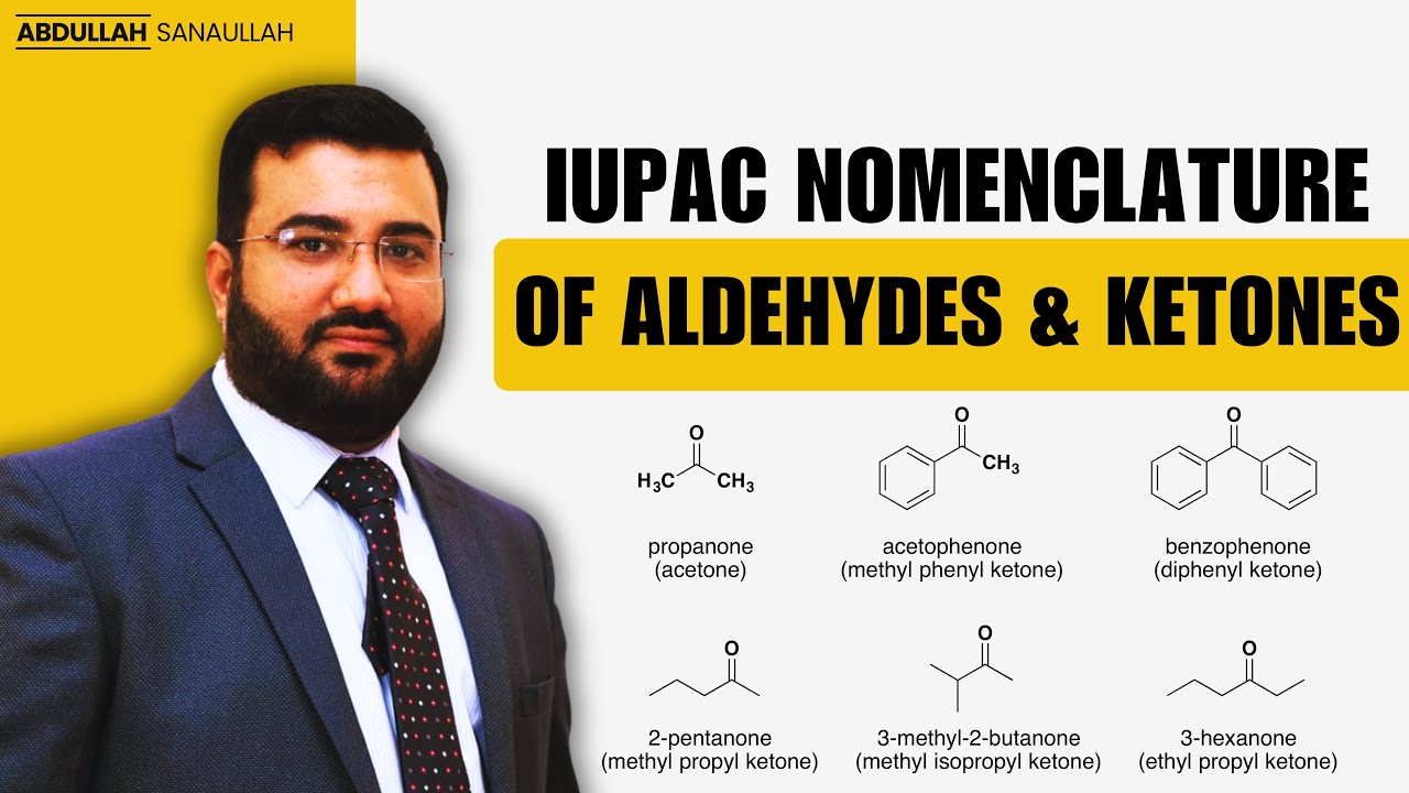 IUPAC Nomenclature of Aldehydes and ketones || Organic Chemistry