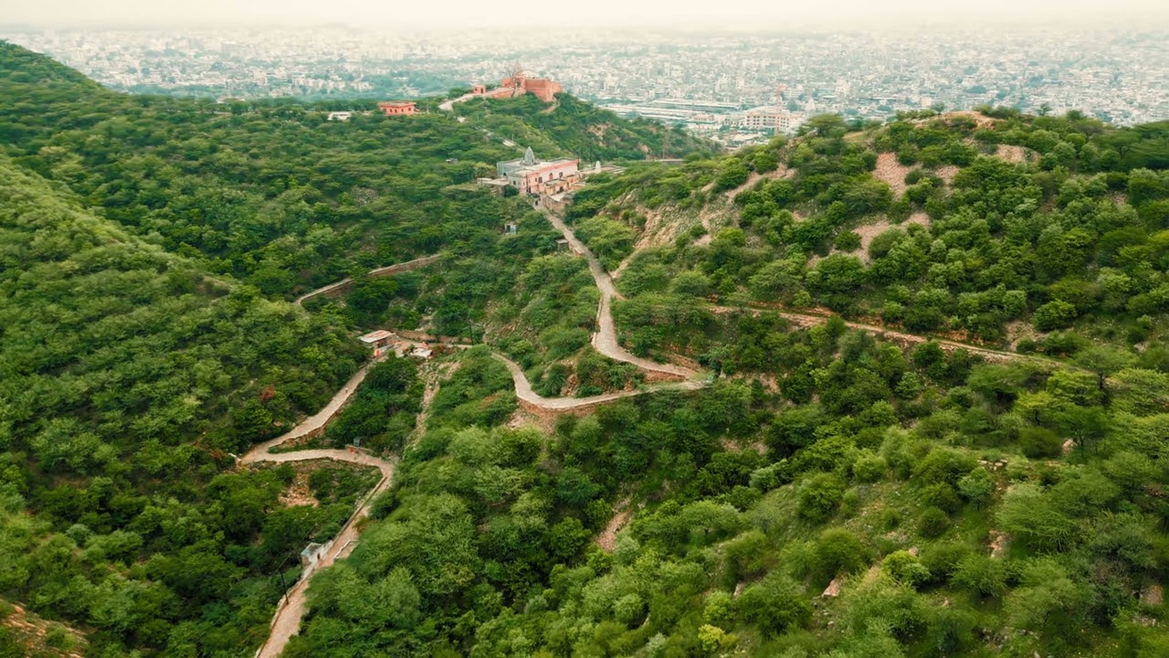 🌄 4K Drone Video of the Sun Temple and Aravalli Hills, India | Aerial Beauty