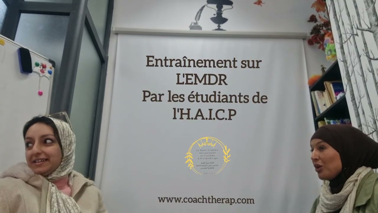 L'entraînement sur L'EMDR,effacer traumatisme,par les étudiants la H.A.Int. de Coach&Psychopraticien