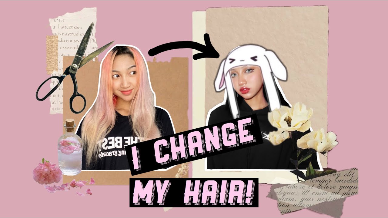 HAIR MAKEOVER - I cut and dyed my own hair !!!