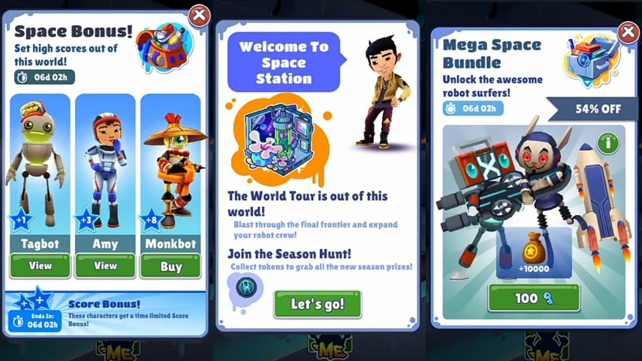 Subway Surfers | New Update Space Station | Full Gameplay | Game Maker